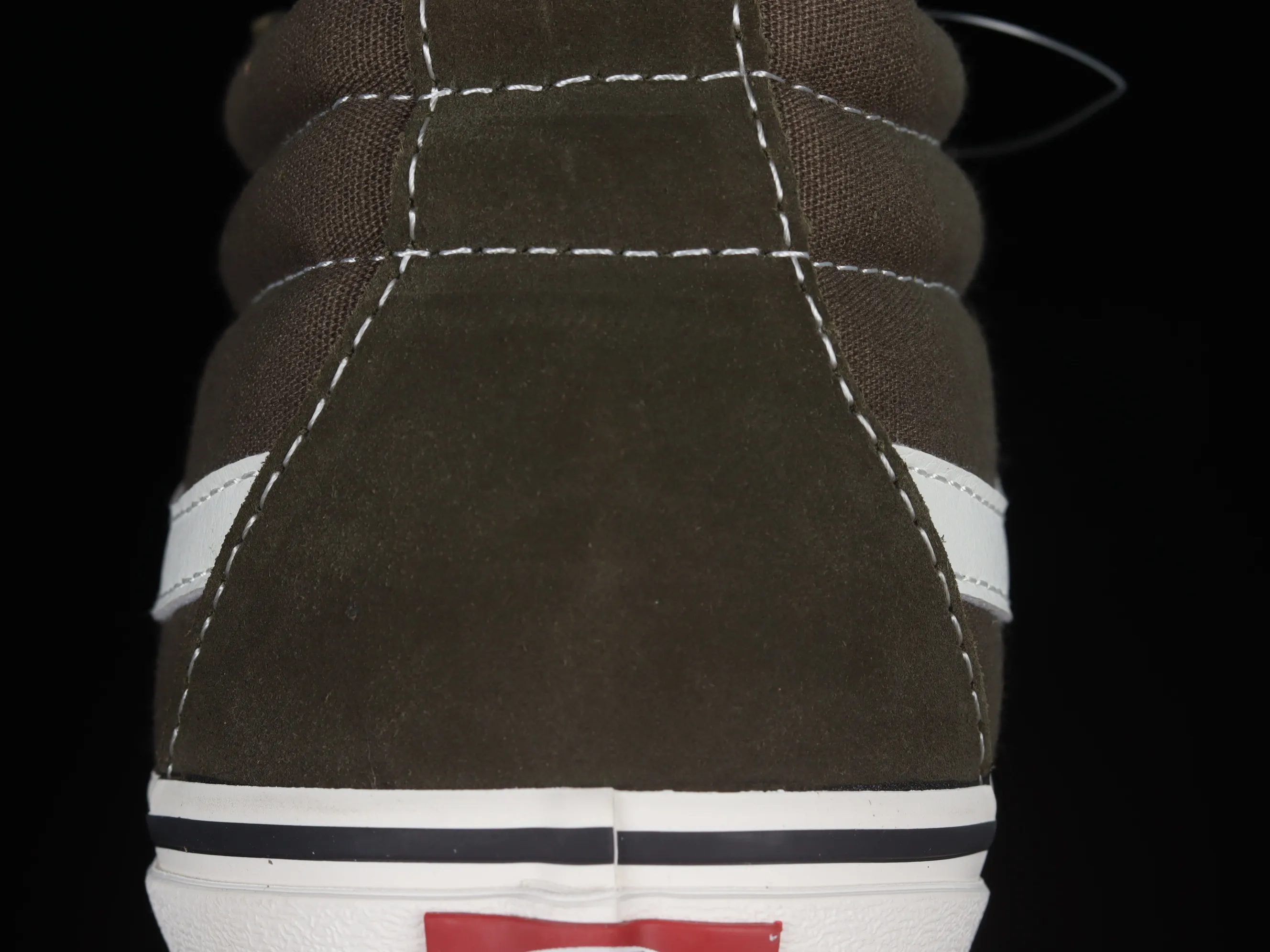 All categories Vans Vans series Vans Mid Vans China Vans Sk-8 Mid Reissue military green suede mid-top casual skateboard shoes VN0A4UWIB3G